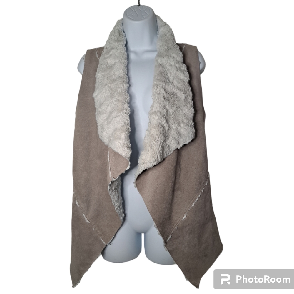 Altar'd State Faux Suede Vest Size S